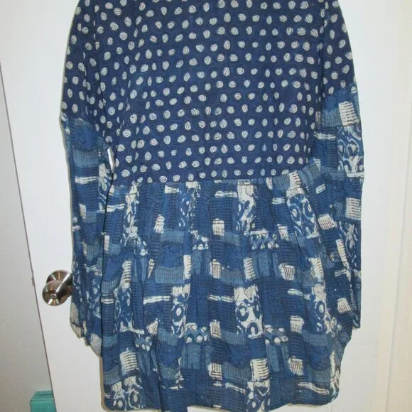 Saachi Embroidered Printed Cotton Top – Boho Elegance Meets Everyday Comfort - Picture 7 of 9